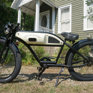 Design a vintage electric motorcycle to suit your style