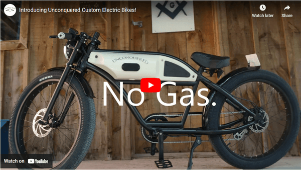 Custom electric bikes Unconquered Customs