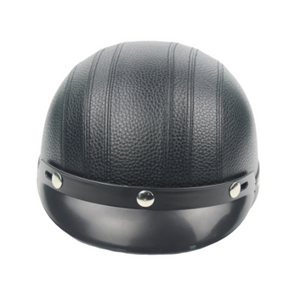 cafe racer helmet with goggles Cafe Racer Style Retro Motorcycle Half Helmet Pilot Goggles And Visor – Unconquered Customs